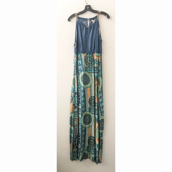 Dresses & Skirts - CASUAL Denim with Printed Skirt